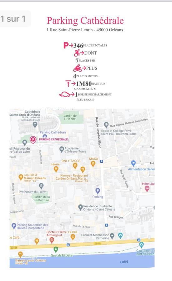 Duplex De Charme Orleans Hypercentre Cathedrale-Parking Possible Apartment Ngoại thất bức ảnh